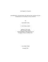 Modernizing Our Methods: Incorporating Technology in Undergraduate Applied Violin Lessons