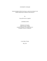 The Economic Effects of DACA and State Policy on Undocumented Students and Society