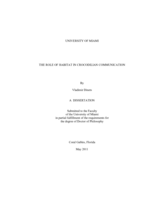 The Role of Habitat in Crocodilian Communication