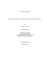 Characterization of the Pseudouridine Synthase TruD Family