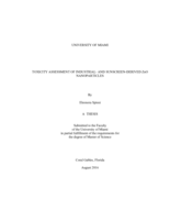 Toxicity Assessment of Industrial- and Sunscreen-derived ZnO Nanoparticles