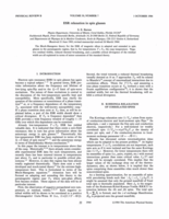 ESR relaxation in spin glasses