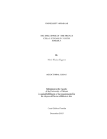 The Influence of the French Cello School in North America