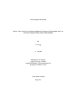 Detecting Vegetation Recovery Patterns After Hurricanes in South Florida Using NDVI Time Series