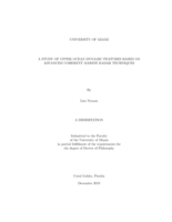 A Study of Upper Ocean Dynamic Features Based on Advanced Coherent Marine Radar Techniques