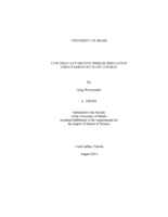 Low Drag Automotive Mirror Using Passive Flow Jet Control