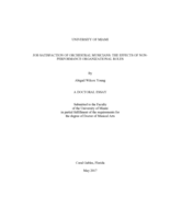 Job Satisfaction of Orchestral Musicians: The Effects of Non-Performance Organizational Roles