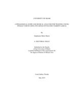 A Pedagogical Guide and Musical Analysis for Training Young Female Voices Using Ten Songs of Pauline Viardot Garcia