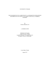 The Neuroprotective Compound P7C3-A20 Promotes Neurogenesis and Improves Functional Outcomes After Focal Cerebral Ischemia