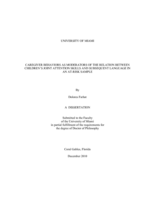 Caregiver Behaviors as Moderators of the Relation between Children's Joint Attention Skills and Subsequent Language in an At-risk Sample