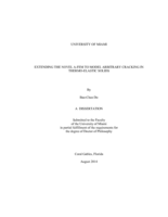 Extending the Novel A-FEM to Model Arbitrary Cracking in Thermo-elastic Solids