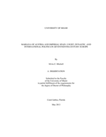Mariana of Austria and Imperial Spain: Court, Dynastic, and International Politics in Seventeenth-Century Europe