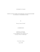 North Atlantic Rossby Wave Breaking and Its Relationship to European Atmospheric Rivers