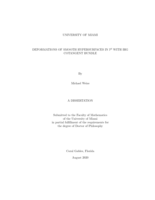 Deformations of Smooth Hypersurfaces in P^3 with Big Cotangent Bundle