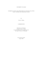 Numerical Study and Application of CoFlow Jet Active Flow Control for Transonic Flows