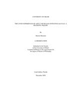 The Lived Experiences of Adult Musicians with Dyscalculia: A Heuristic Inquiry