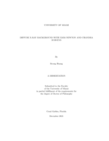 Diffuse X-ray Background with XMM-Newton and Chandra Surveys