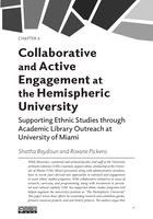 Collaborative and Active Engagement at the Hemispheric University: Supporting Ethnic Studies through Academic Library Outreach at University of Miami