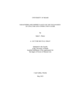 Sarah Kirkland Snider's Mass for the Endangered: An Analysis and Conductor's Guide