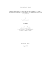 A Mixed Methods Evaluation of User Engagement in a Family-Based Digital Lifestyle Intervention for Hispanic Parents and Adolescents