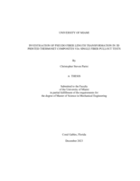 Investigation of  Pseudo Fiber Length Transformation in 3D Printed Thermoset Composites via Single Fiber Pullout Tests