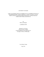 Using an Intersectionality Perspective to Consider the Role of Sociodemographic Characteristics, Latinx Cultural Values, Mental Health, and Self-Perceived Social Connections, on LMSM's PrEP Stigma and PrEP Use