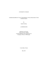Choreographies of Value Transfer in 1970s Literature of the United States