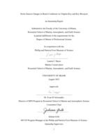 Storm season changes in beach conditions on Virginia Key and Key Biscayne